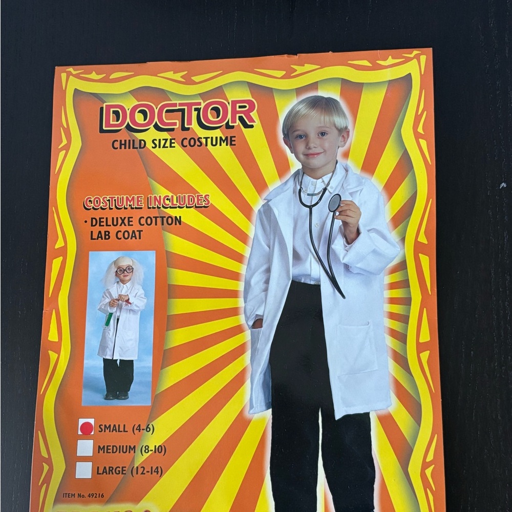 Doctor Child Size Costume - White
